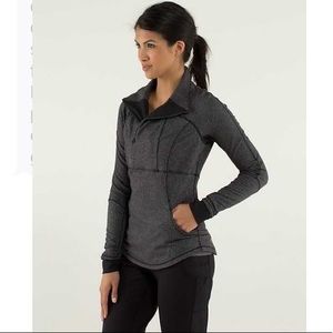 LULULEMON Herringbone Half Zip Base Runner Jacket